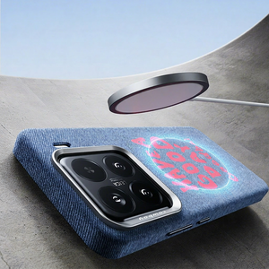 เคสโทรศัพท์มือถือแม่เหล็กผ้า Jean สำหรับ Xiaomi 15 ซีรีส์ พร้อมการป้องกัน 360 องศา ป้องกันรอยนิ้วมือ กันกระแทก - Product Image 4