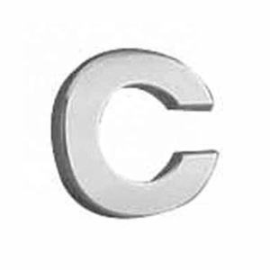 สติกเกอร์โครเมี่ยมติดโลโก้ตัวอักษรขนาด25มม. สำหรับรถยนต์ยี่ห้อ <span class=keywords><strong>Quattro</strong></span> Volvo Suzuki MAZDA Skoda Ford Audi Cadillac Lexus - Product Image 6