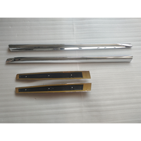Moulures de porte chromées de haute qualité, modèle populaire, bandes de garniture de carrosserie pour Toyota Prado FJ150 2018, bandes de protection de porte, vente en gros