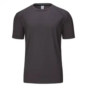Fitted design spandex gym combed ring-spun cotton hans performance sports t-shirt t-shirt men's t-shirt
