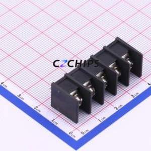 WJ25S-B-7.62-5P Barrier Terminal Block Through hole Component (THT),P=7.62mm Connector Two Sides 7.62mm 1x5P Straight Pin - Product Image 1