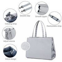 Coolsa — serviette à langer Portable pour maman, accessoire de voyage, fourre-tout pour changer les couches de bébé, sangles à bandoulière réglables, 3 en 1, nouveau modèle