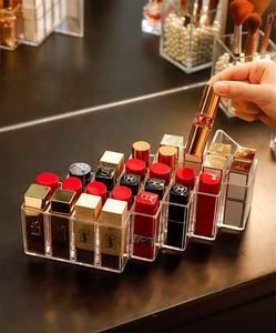 דגי צורת ברור אקריליק שפתון ארגונית אחסון מגדל איפור Stand עבור 28 ליפ מקלות איפור קוסמטי תצוגה - Product Image 4