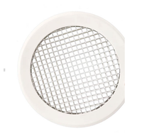 Grille de retour d'air carrée industrielle moderne en aluminium à noyau cubique, à charnières, durable et réglable pour plafond