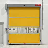 Porte d'enroulement à grande vitesse flexible en tissu pvc automatique Porte à volet roulant rapide