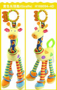 Jouets suspendus à hochet doux pour bébé avec carillons éoliens, jouets en peluche pour poussette, siège auto, berceau, cadeau pour nouveau-nés et tout-petits - Product Image 4