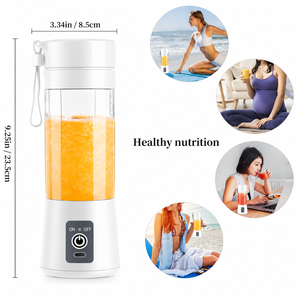 เครื่องปั่นแบบพกพา รุ่นใหม่ จากโรงงาน พร้อมพอร์ต USB ชาร์จไฟได้ ใช้สำหรับปั่นน้ำผลไม้เย็น ทำเชคและสมูทตี้ - Product Image 3