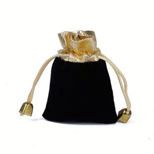 Bolsa de Terciopelo de 12*16cm con Cierre Metálico Dorado, Reciclable, para Collares, Relojes, Gafas, Anillos, Pulseras, Pendientes, Promociones - Product Image 4