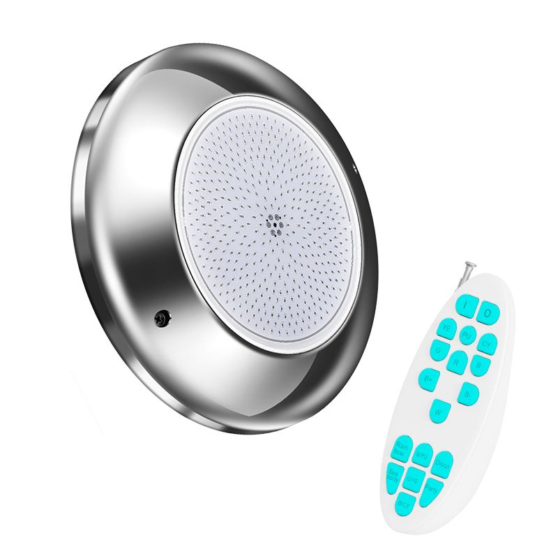 Refined IP68 12V Pool Lights Wall Mounted 316L Stainless Steel Led Underwater Lighting for Landscape