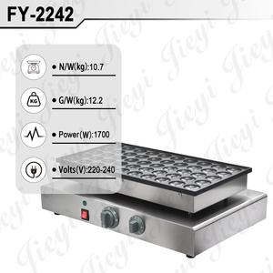 Macchina Elettrica Commerciale per Mini Pancake da 1700W con 50 Fori, in Acciaio Inox Antiaderente, per Dorayaki, Ideale per Caffetterie, Snack Bar e Pasticcerie - Product Image 3
