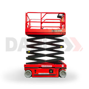 Plateforme élévatrice hydraulique pour travaux en hauteur, nacelle à ciseaux automotrice sur roues avec plateforme extensible - Product Image 4