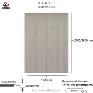 Nhà Máy CE OEM chịu thời tiết WPC Panel tường cho trang trí không thấm nước hiện đại 3D tấm Tường - Product Image 4