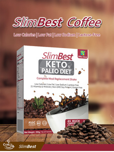 Café Keto Instantané Naturel pour Régime Détox Keto, SlimBest Keto <span class=keywords><strong>Paleo</strong></span> Diet, Remplacement de Repas Complet, Shake au Café, Complément Alimentaire pour la Santé - Product Image 5