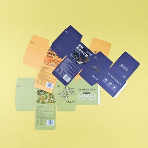 Boîte d'impression personnalisée vide thé café découpé à chaud estampage CMJN Tuck fin impression carton boîte de papier emballage - Product Image 3