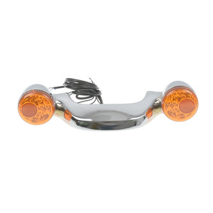 Feu arrière de moto avec support, feu stop, adapté à la modification du feu arrière Harley, clignotants LED - Product Image 1