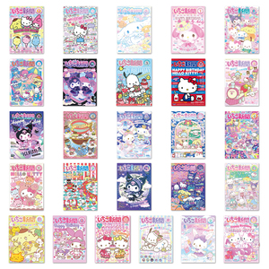 51 pièces haute qualité décoration ordinateur portable tasse à eau <span class=keywords><strong>Manga</strong></span> Kawaii autocollant étiquette vinyle PVC affiche autocollants - Product Image 4