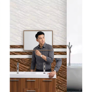 กระเบื้องบุผนังเซรามิกเคลือบลายดอกไม้ขนาด 300x450 มม. รุ่นใหม่ล่าสุด กันน้ำ ทนไฟ เหมาะสำหรับตกแต่งผนังภายนอก ห้องน้ำ ห้องโถง ห้องครัว - Product Image 4