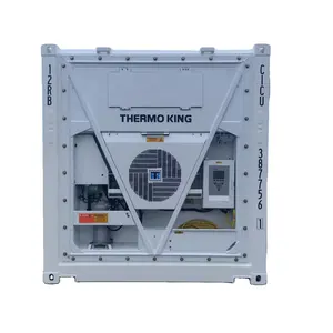 Contenedor congelador estándar de 10 pies para sala de almacenamiento en frío con nueva unidad de sistema de refrigeración Thermo King Carrier Daikin de EE. UU.