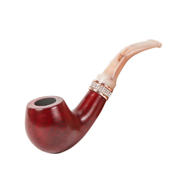 Nouvelle chicha portable VAYORA 2021, classique, durable, à une seule tige, en bois, plastique ABS, acrylique, bois massif, faite à la main, pour fumer du tabac