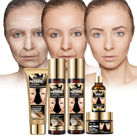 Kit de soins de la peau personnalisé de marque privée Rétinol collagène soins de la peau anti-âge hyaluronique ensemble