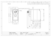 Servomoteur numérique métallique EMAX Officiel 12g ES3059MD avec pilote PWM pour pièces de robot modèle RC, télécommande et bricolage