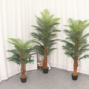 Vente chaude Palmier Artificiel En Plastique Nouveau Design Aspect Naturel Décoration de La Maison Arbre Usine En Gros - Product Image 6