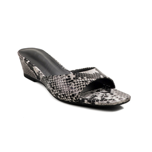 Sandalias de Tacón Alto para Mujer, Diseño 2026, <span class=keywords><strong>Muy</strong></span> Populares, Punta Cuadrada, Estampado Animal, Una Sola Tira, de Cuero - Product Image 5
