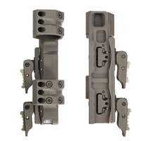 Support de lunette tactique QDP Cantilever LPVO, anneaux de lunette de 30 mm, base de montage optique avec levier de dégagement rapide QD, hauteur du centre de 1,54 pouces