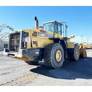 건설 기계 사용 komatsu WA600 WA500 휠 로더 600 500 모델 헤비 9 12 톤 프론트 헤드 로더 판매