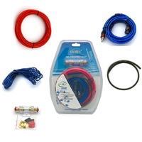Kits de câblage d'amplificateur de voiture CCA de haute qualité 10GA 60A avec porte-fusible et câble d'installation pour subwoofer de voiture