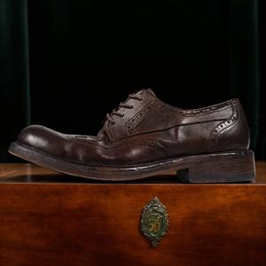 Zapatos de Vestir de Cuero de Primera Calidad para Hombre, Diseño de Lujo, con Cordones, Aumentan la Estatura, Impermeables, para Uso Diario en Otoño - Product Image 1