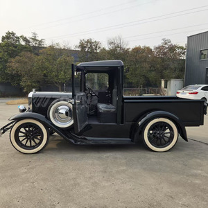 Camion vintage noir prêt à être expédié, prix d'usine, véhicule de tournage de films et de séries télévisées - Product Image 3
