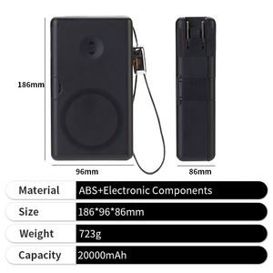 Batería Externa Portátil de 20000 mAh con Carga Rápida Magnética Inalámbrica Personalizada para Teléfono Móvil y Laptop - Product Image 4