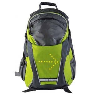 Wholesale Night Outdoor Cycling Safety Turn signal <strong>LED</strong> Reflective Light Smart Display Screen <strong>Led</strong> Bag <strong>Backpack</strong> - Product Image 4