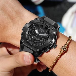 Reloj Deportivo Cronógrafo SMAEL 8101, Resistente al Agua, Luminoso, Analógico-Digital, Electrónico, con Alarma, para Buceo - Product Image 5