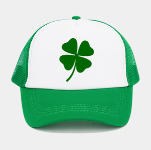 St.Patrick's Day Baseball Cap Irish Green Hat Four Leaf Shamrock Clover Hat for Men Women