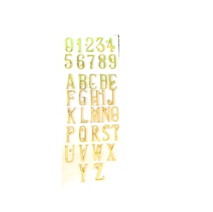 Letras Decorativas de Latón con Diseño Elegante, Letras del Alfabeto para Decoración del Hogar, Eventos de Boda, Regalos de Aniversario y Uso en Letreros Comerciales - Product Image 1