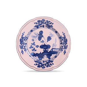 Pink and Blue Vintage Design <b>Ceramic</b> <b>Plates</b> Set Luxury Porcelain Dinnerware Sets for Family Wholesale - Product Image 4