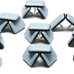 Nagelförmige Möbelgleiter Quadratische Stuhlbein-Gleiter Möbelfüße Gleiter Bodenschoner für Stuhl-, Tisch- und Schrankbeine - Product Image 1