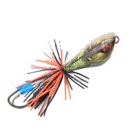 Style bouteille en bois de pêche Popper leurre appâts artificiels appâts en bois océan attirail pour la pêche au thon bar rayé