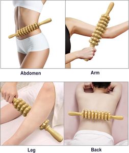 Kit de Herramientas de Madera para Terapia de Masaje, Masajeador Linfático de Madera para Moldear el Cuerpo, Herramientas de Gua Sha de Madera para la Celulitis - Product Image 2