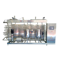 Machine de stérilisation et de pasteurisation de type plaque WZD UHT pour les industries de jus, de lait, de bière, d'œufs, de fermes, pompe principale 220V/380V PLC
