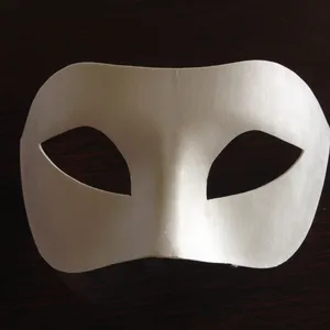 DIY paper mask hand painted party use child painting use Halloween DIY mask