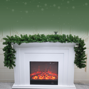 Christmas Rattan 2.7m PVC Green Vine Wreath Scene European Style China Origin Mall Window Venue Layout - Product Image 1