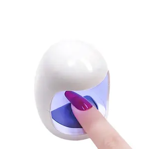 Lovely fast dry mini egg shape uv led curing nail lamp with usb cable