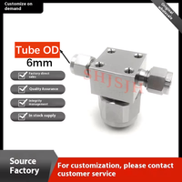 Conexiones Swagelok Tipo 316SS, Filtro en T de Doble Férula, Rosca NPT BSPT BSPP, Forjadas, para Medios de Aceite, Gas y Agua, ASME DIN