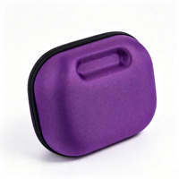 Vente en gros d'usine, étui à outils personnalisé en EVA, sac de rangement portable et durable à coque rigide avec fermeture à glissière pour appareil de massage du cou