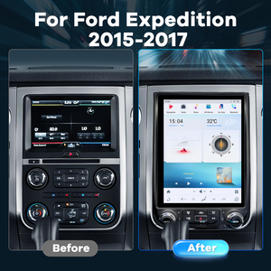 12.1英寸 2DIN 特斯拉风格收音机 DVD 播放器屏幕 <span class=keywords><strong>Snapdragon</strong></span> 665 CarPlay QLED 4+64GB DSP GPS 适用于福特 Expedition 2015-2017 - Product Image 4