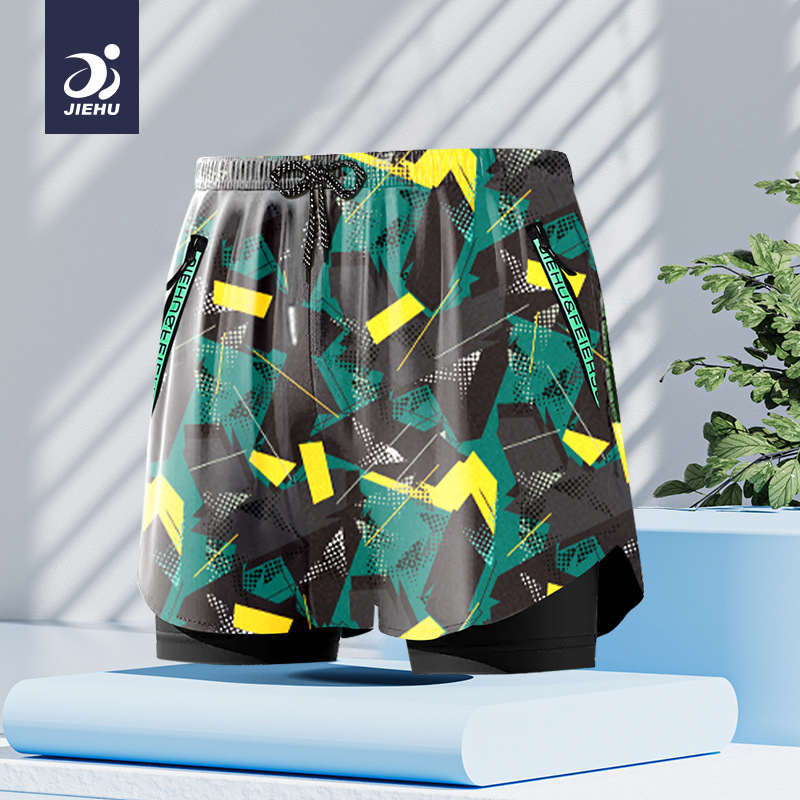 42142 Maillot de bain simple [avec poches]