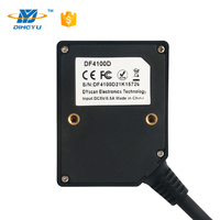 Escáner de Códigos de Barras y Códigos QR 1D/2D Automático DY SCAN con USB/RS232, Sensor CMOS, Lector de Montaje Fijo para PDF417, Velocidad de Escaneo de 25CM/S